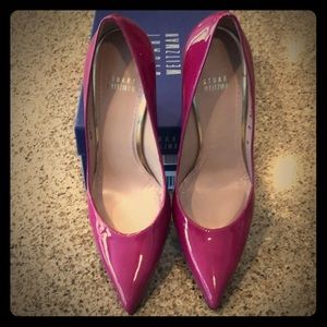 Stuart Weitzman Aniline Patent Pumps
